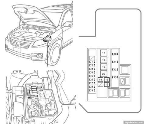 under hood power distribution box 2007 toyota rav4|Genuine Toyota RAV4 Fuse Box .